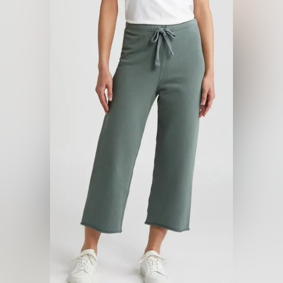 NWOT FRANK & EILEENCatherine Crop Wide Leg Sweatpants M 24...